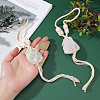 2Pcs 2 Styles Natural Gemstone Pendant Decoratinon HJEW-CA0001-13-3