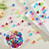 200Pcs Transparent Acrylic Beads FIND-DC0006-48-4