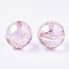 Transparent Acrylic Beads TACR-T006-01A-09-2