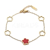 Ion Plating(IP) 304 Stainless Steel Link Bracelets BJEW-P345-11G-02-4