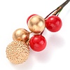 Foam Artificial Christmas Berries with Branch DIY-B019-02E-3