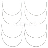32Bags 4 Styles 304 Stainless Steel Bra Boning STAS-PH0006-93-1