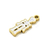 Halloween Theme Ion Plating(IP) 304 Stainless Steel Enamel Pendants STAS-M011-04E-2