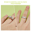 36Pcs 10 Styles Resin Spring Coil & EVA Ring Size Adjuster Sticker DIY-FH0008-32-4