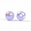 Electroplate Pearlized Glass Pearl Beads EGLA-T021-14C-06-2