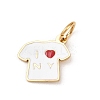 304 Stainless Steel Enamel Pendants LS-STAS-I365-05G-02-1