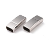 304 Stainless Steel Magnetic Clasps with Glue-in Ends STAS-I011-05-3