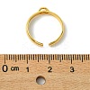 SHEGRACE Adjustable Brass Ring Components XGR0088G-132G-3
