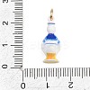 304 Stainless Steel Enamel Pendants STAS-F358-01G-11-3