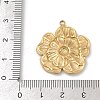 304 Stainless Steel Pendants STAS-C121-44E-G-3