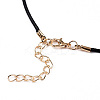 Waxed Cotton Cord Necklace Making LS-MAK-YWC0001-01KC-01-4