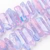 Natural Quartz Crystal Points Beads Strands G-G767-06B-1