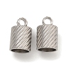 Tarnish Resistant 304 Stainless Steel Cord Ends STAS-Z084-07P-01B-1