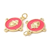 Brass Micro Pave Cubic Zirconia Pendants KK-M246-16G-01-2