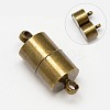 Brass Magnetic Clasps with Loops KK-MC027-AB-NF-1