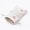 Polycotton(Polyester Cotton) Packing Pouches Drawstring Bags LS-ABAG-T006-A18-4