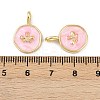Brass Enamel Pendants KK-F908-17G-02-3
