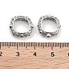 Brass Micro Pave Green Cubic Zircon Spacer Beads KK-P271-21P-3