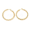 Brass Round Ring Hoop Earrings EJEW-A025-01A-1
