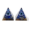 Evil Eye Orgonite Pyramid Resin Energy Generators G-A100-02A-1