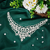 1Pc Alloy Rhinestone Bridal Bouquet Decoration Accessories FIND-FG0002-76-4