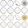10 Sets Sublimation Blank Brooch Pins FIND-SP0004-08A-7