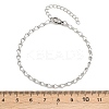 201 Stainless Steel Bulb Link Chains Chain Bracelets for Women LS-BJEW-G767-01B-P-5