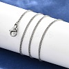 Tarnish Resistant 304 Stainless Steel Necklaces NJEW-E080-11P-2
