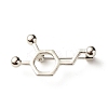 Hollow Chemistry Molecular Structure Brooch JEWB-C012-09F-1