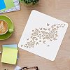 Plastic Reusable Drawing Painting Stencils Templates DIY-WH0172-366-3