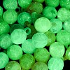Opaque Luminous Glitter Powder Acrylic Pendants OACR-G052-12C-3