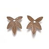 Autumn Theme Brass Filigree Pendants KK-G368-06AB-1