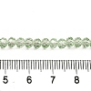 Transparent Baking Paint Glass Beads Strands DGLA-A034-T4mm-D10-4