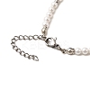 304 Stainless Steel Cross Charm Bracelets BJEW-JB12298-4