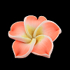Handmade Polymer Clay 3D Flower Plumeria Beads LS-X-CLAY-Q192-30mm-12-1