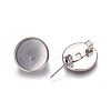 Tarnish Resistant 304 Stainless Steel Brooch Findings LS-STAS-P227-40P-2