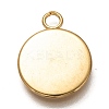 304 Stainless Steel Pendant Cabochon Settings STAS-Z030-01H-G-2