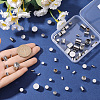 70Pcs 7 Styles Stainless Steel Cord Ends STAS-SC0010-77-3