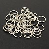 Eco-Friendly Brass Round Rings KK-M165-7mm-02S-RS-1