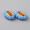 Cloud with Word Boom Food Grade Eco-Friendly Silicone Beads LS-SIL-WH0014-22C-2