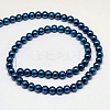 Electroplate Non-magnetic Synthetic Hematite Beads Strands G-J169A-4mm-03-4