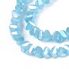 Electroplate Imitation Jade Glass Beads Strands LS-GLAA-N023-4mm-33-4