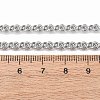 3.8MM 304 Stainless Steel Twisted Chain Necklaces NJEW-P346-02P-5
