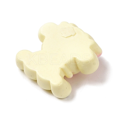 Opaque Resin Puppy Cabochons CRES-A056-01C-1