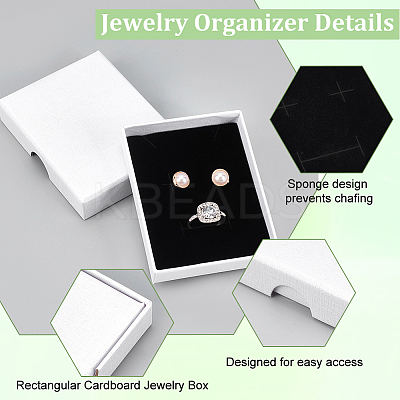 Rectangle Cardboard Paper Jewelry Set Boxes LS-CON-WH0086-100C-1