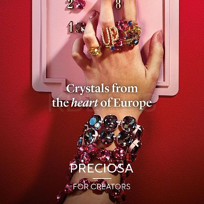 Preciosa® MAXIMA Crystal Round Stones Y-PRC-RASS29-50730-1