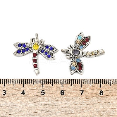 Alloy Rhinestone Pendants FIND-A049-06AS-1