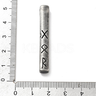 Retro 304 Stainless Steel Pendants STAS-V008-32AS-03-1