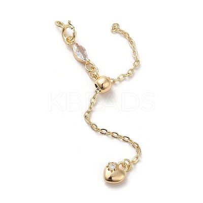 Brass Cable Chain Extender KK-H455-60G-1