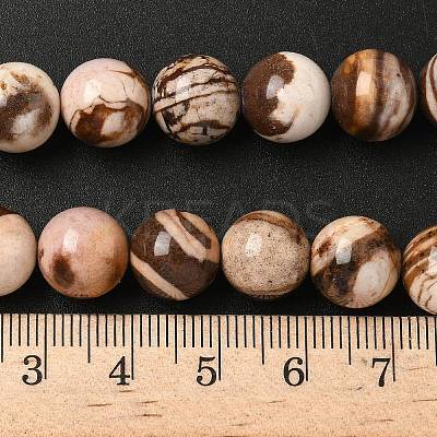 Natural Australian Agate Round Bead Strands G-M272-02-10mm-1